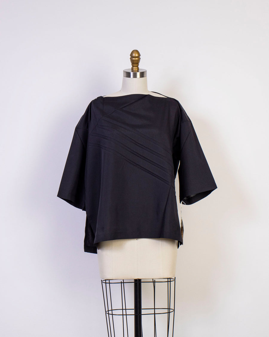 pleats t basic top