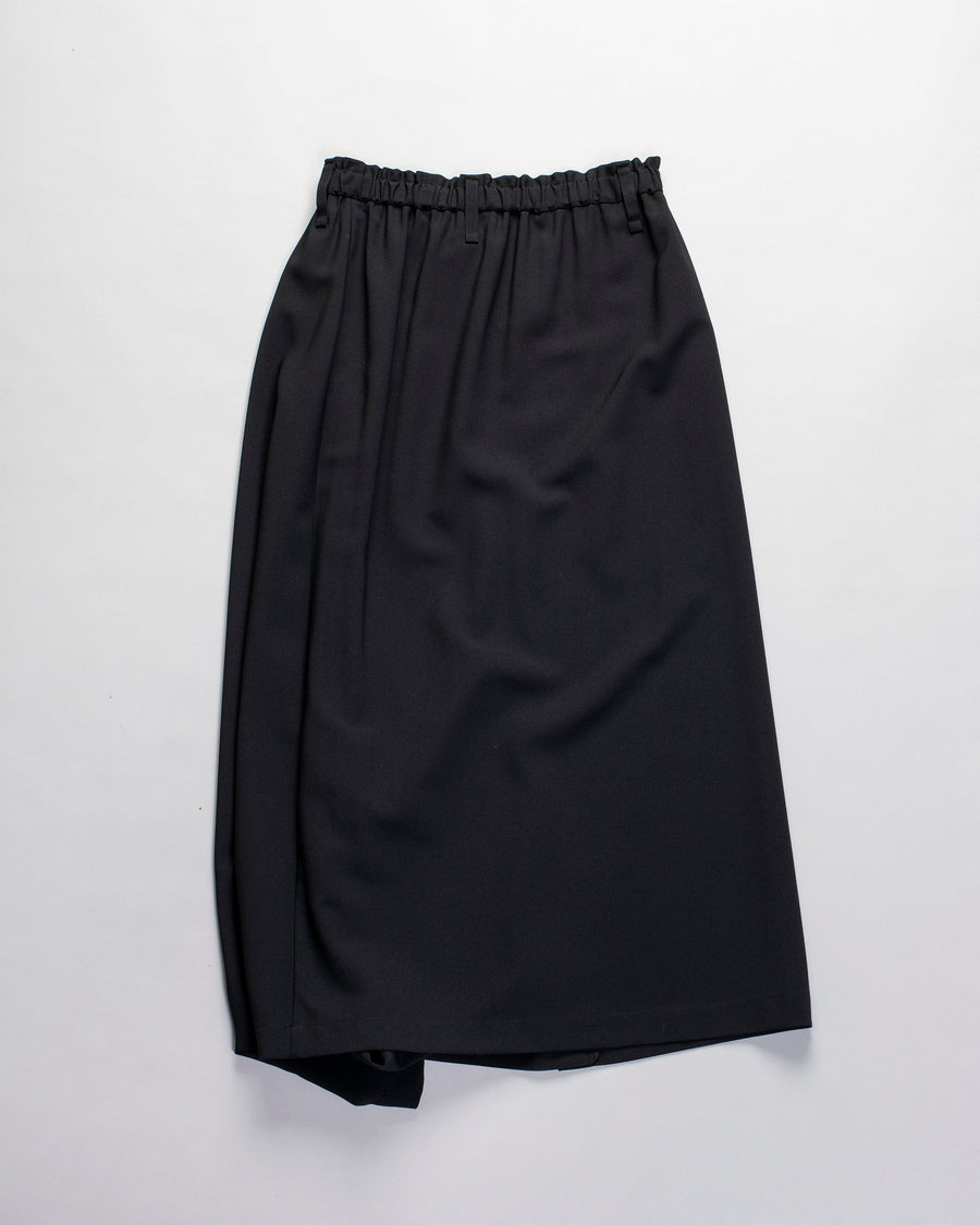 draped front trousers