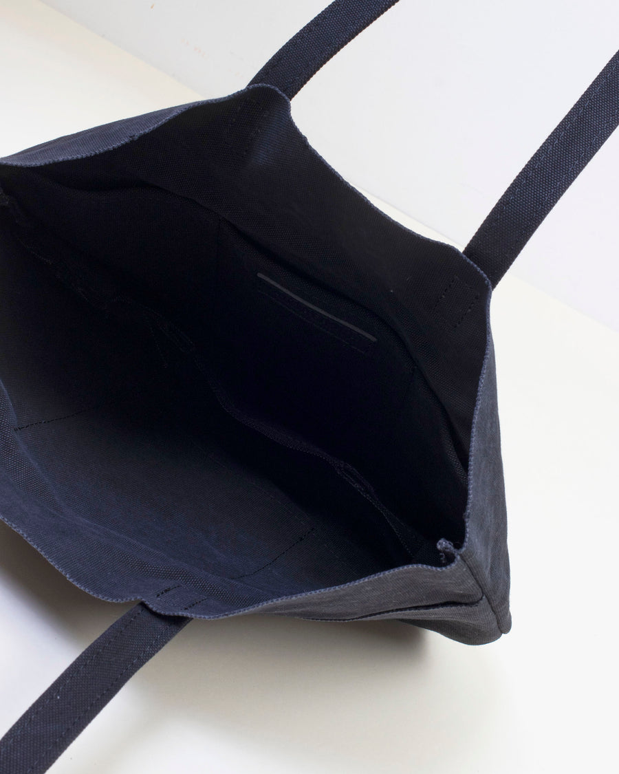 small washed canvas 6 pocket tote
