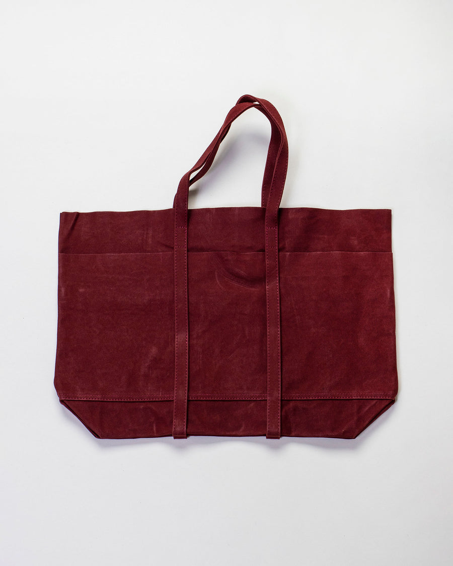 medium washed canvas 6 pocket tote