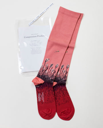 spring bloom knee high compression socks
