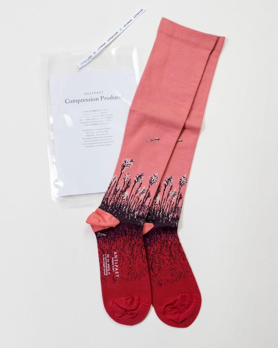 spring bloom knee high compression socks