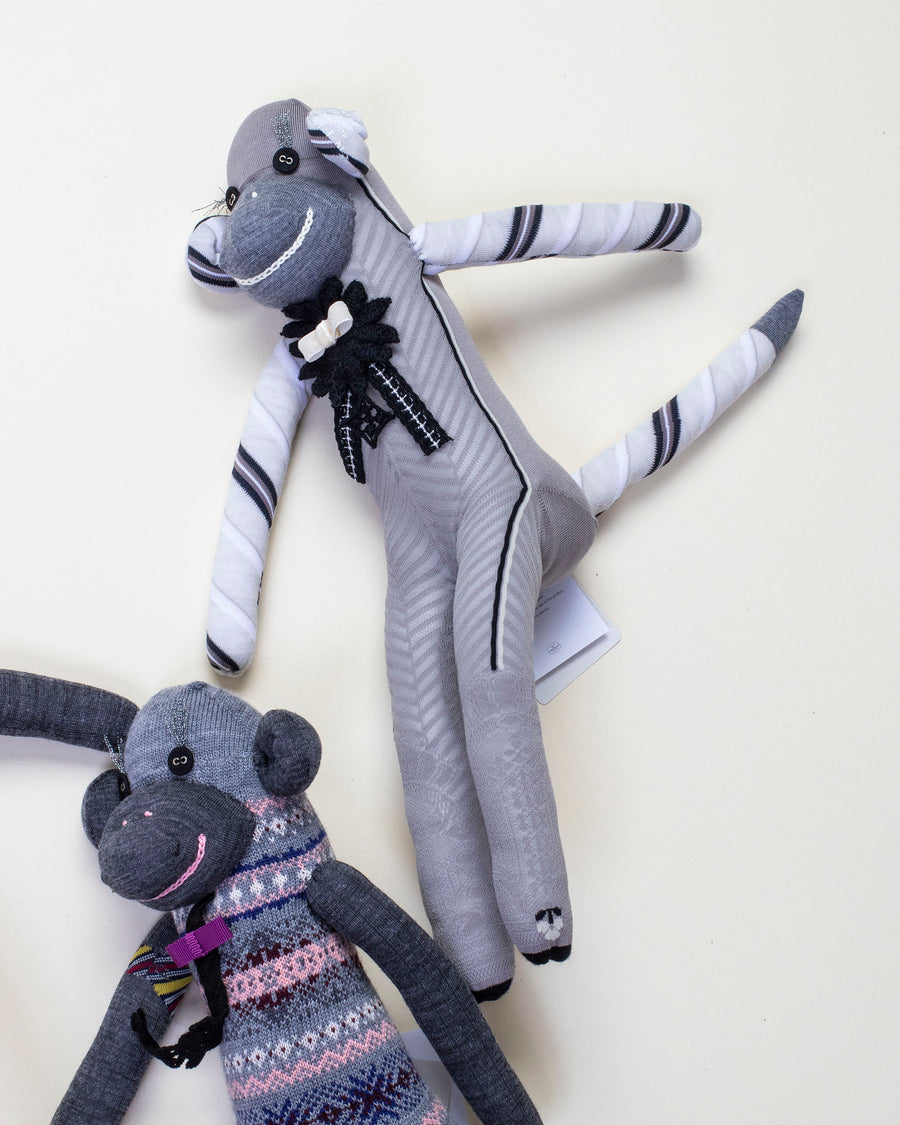 sock knit monkey