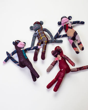 sock knit monkey