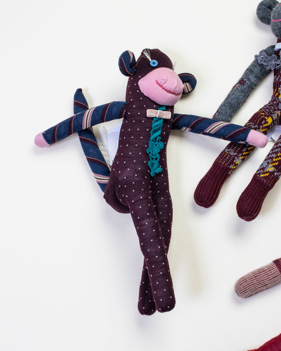 sock knit monkey