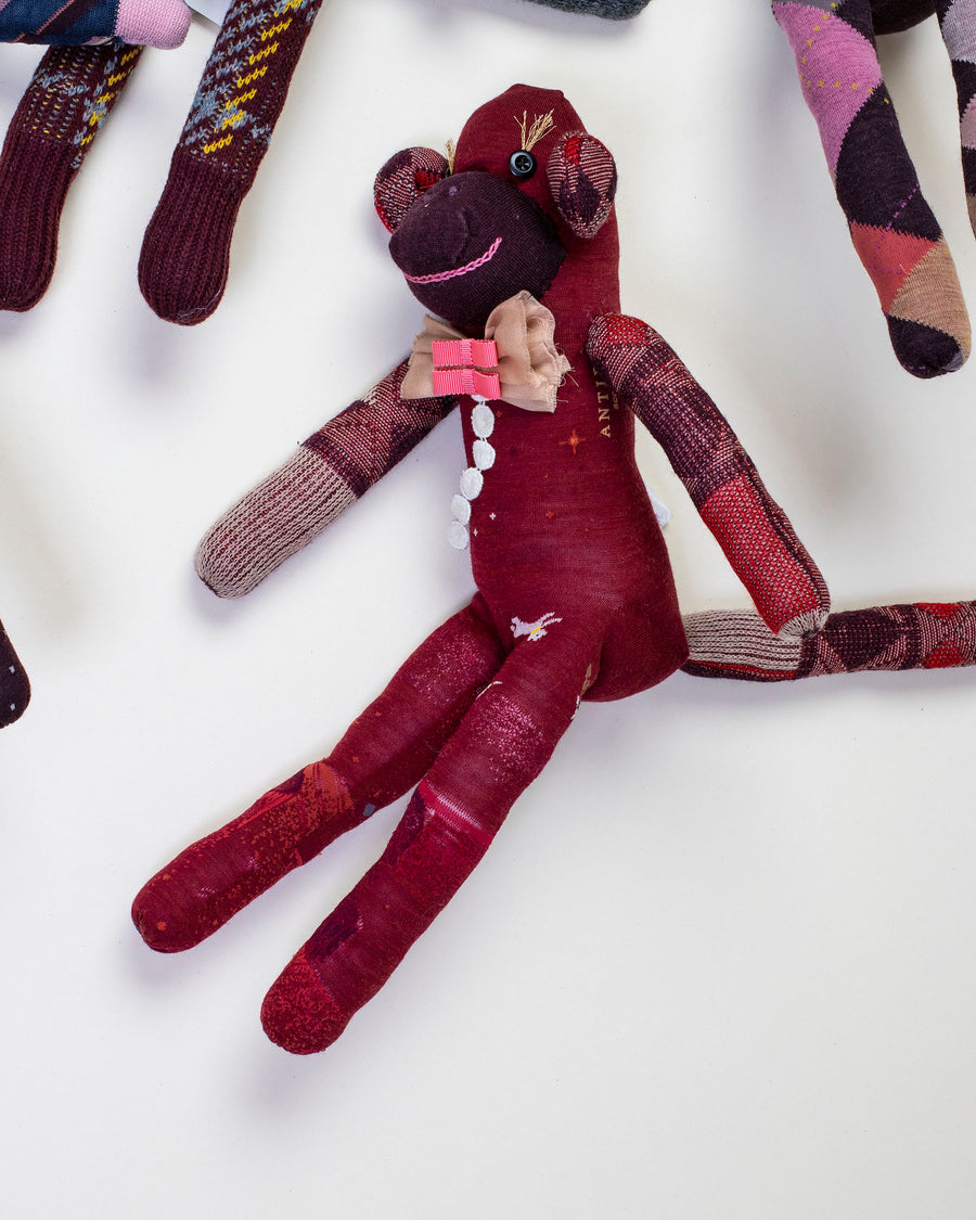 sock knit monkey
