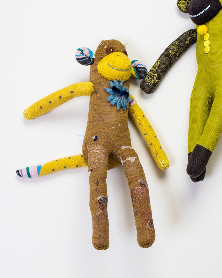 sock knit monkey