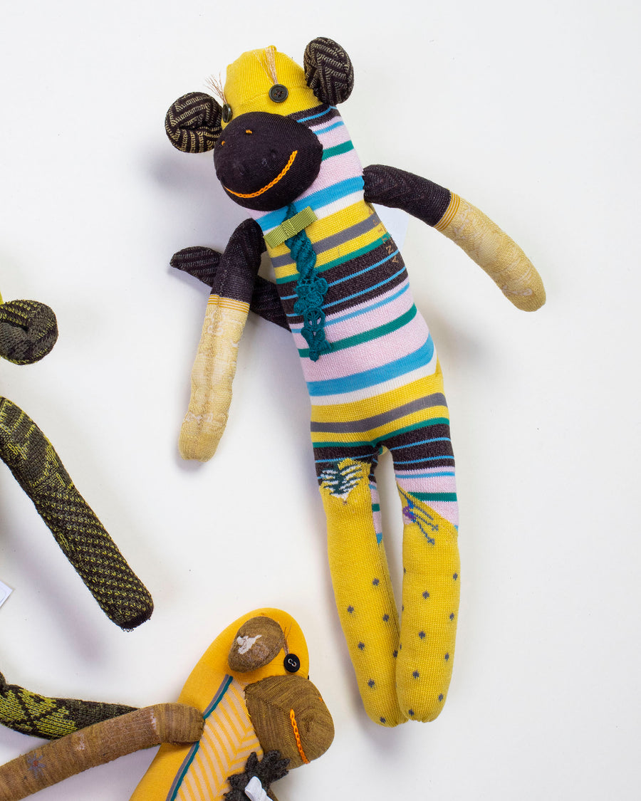 sock knit monkey