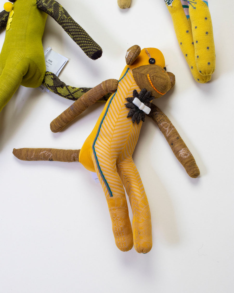 sock knit monkey