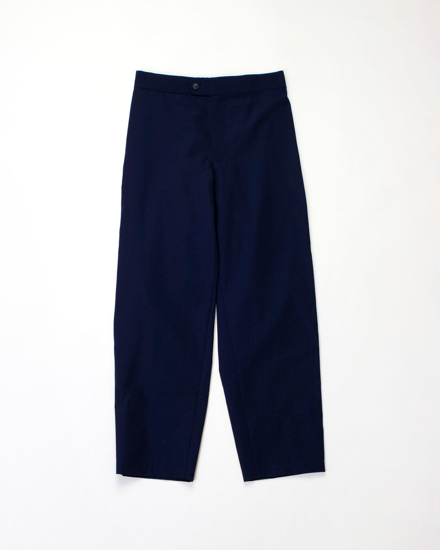 front zip tapered pants