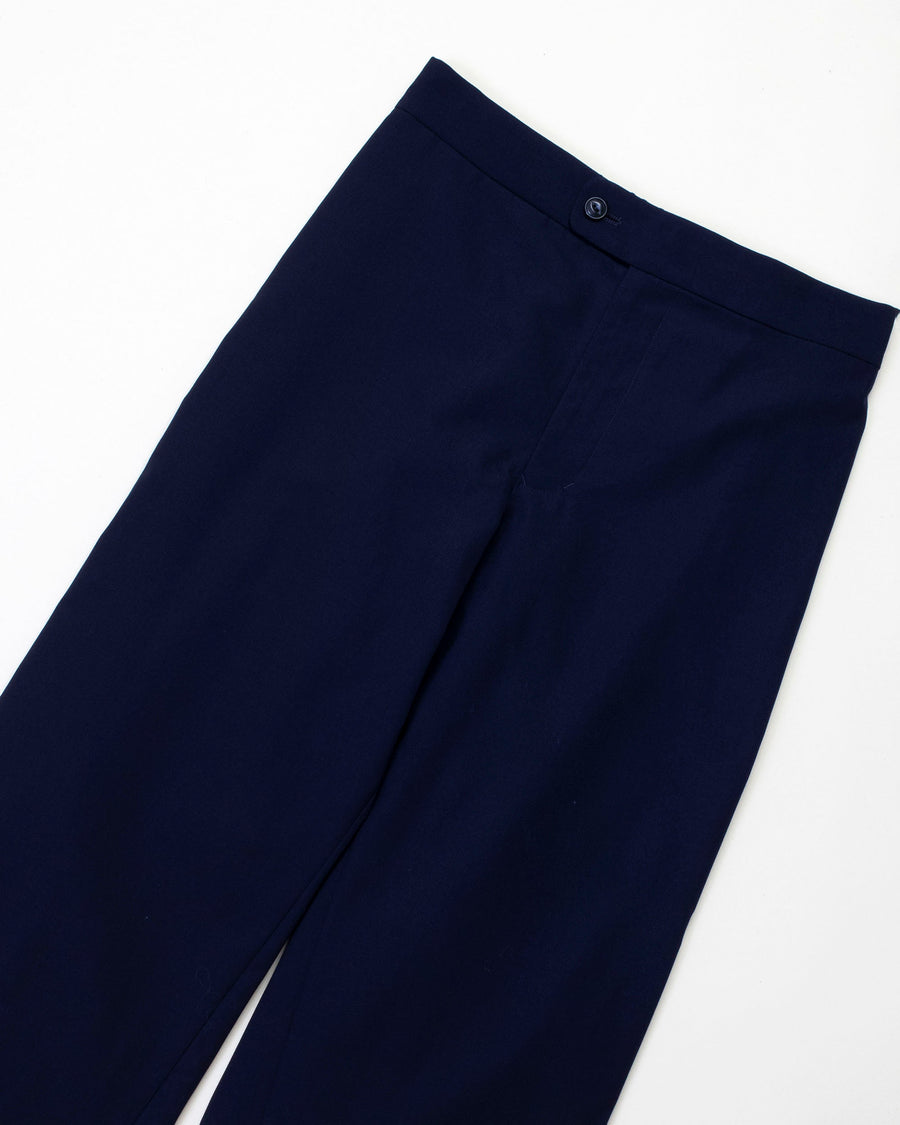 front zip tapered pants