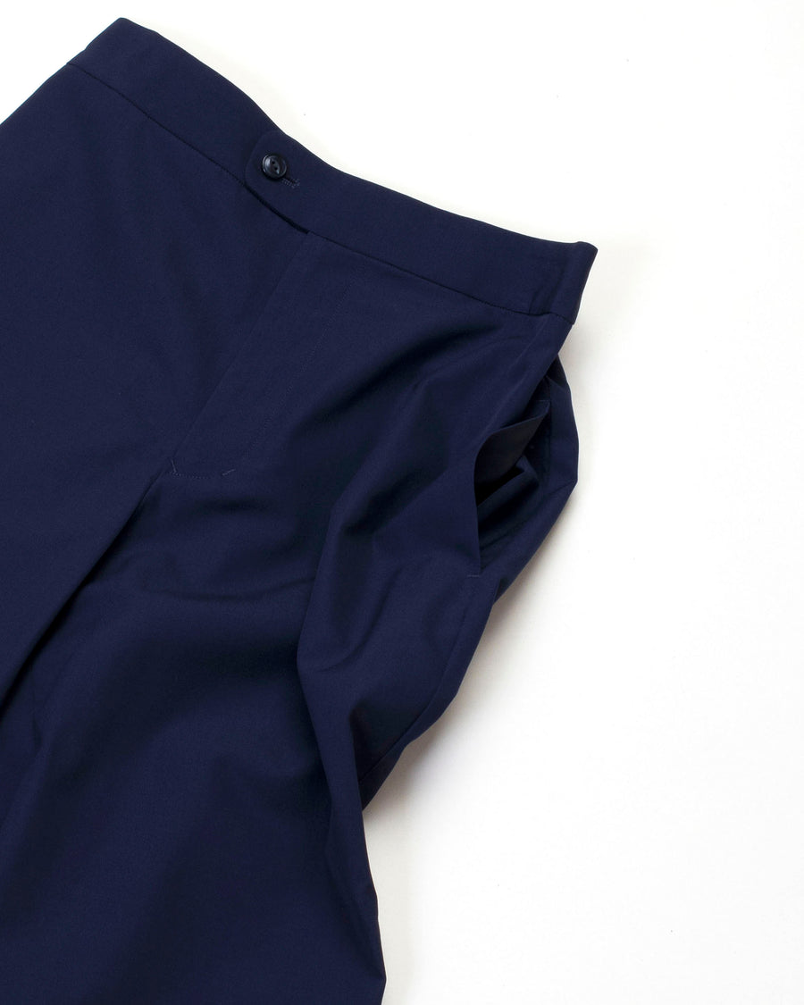 front zip tapered pants
