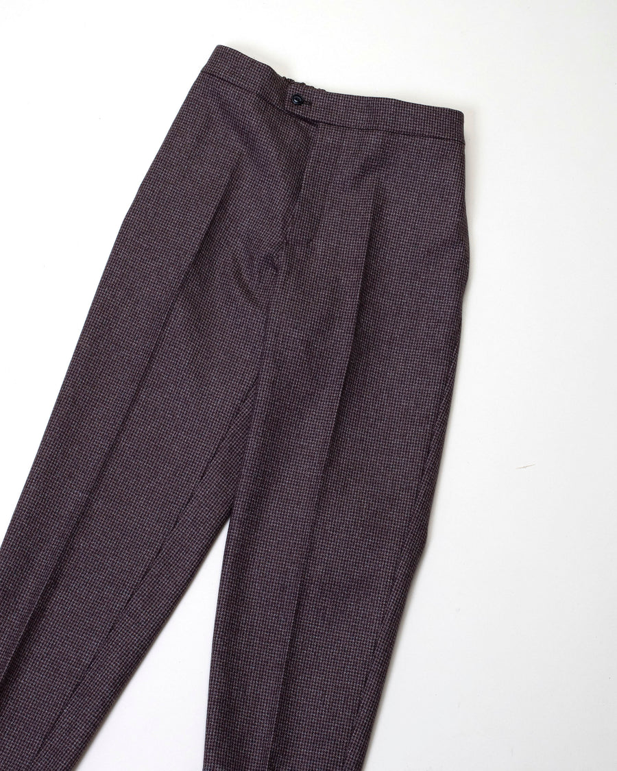 front zip tapered pants