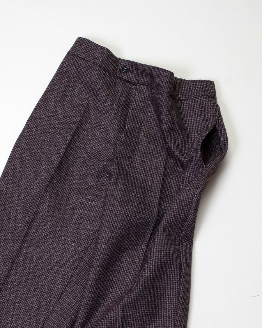 front zip tapered pants