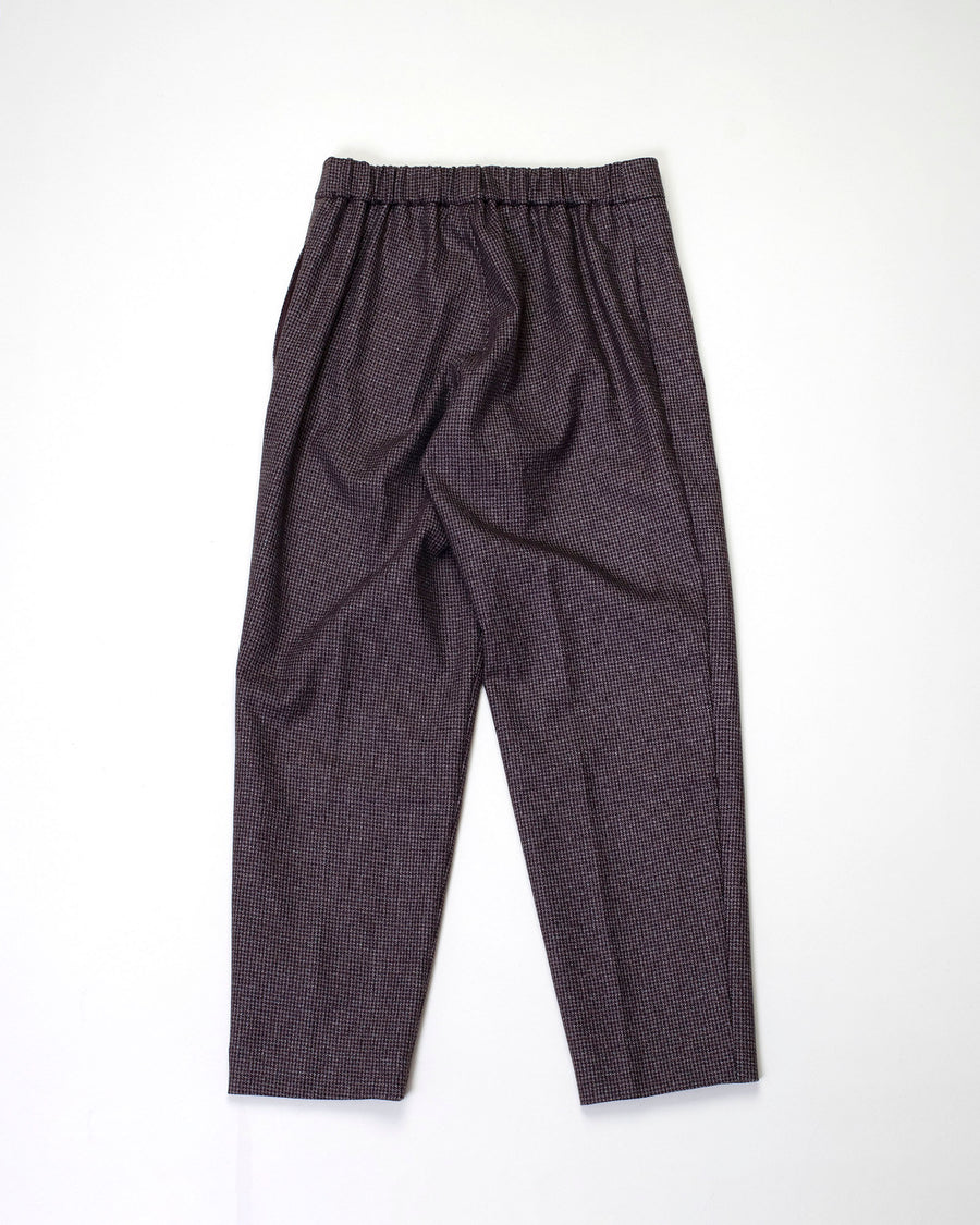 front zip tapered pants