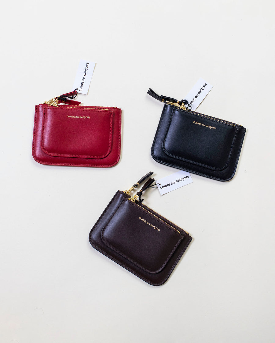 outside pocket small zip top pouch