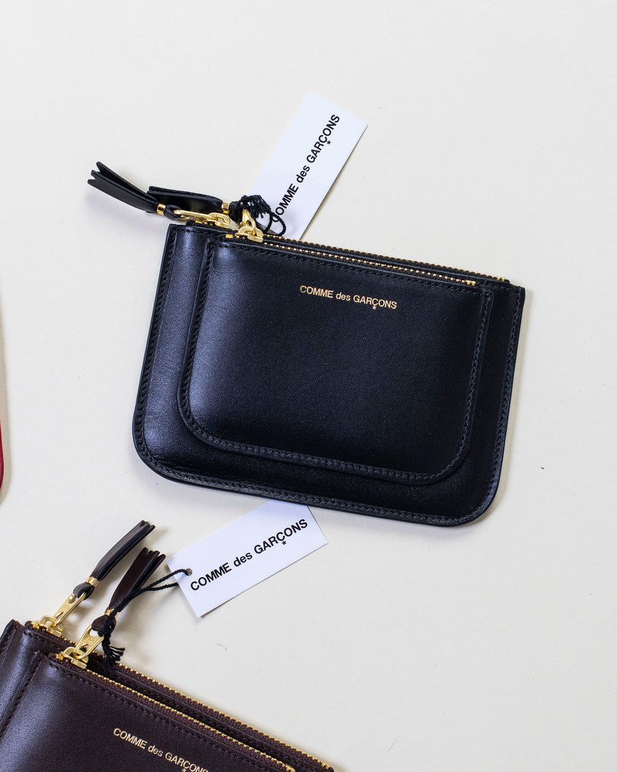 outside pocket small zip top pouch