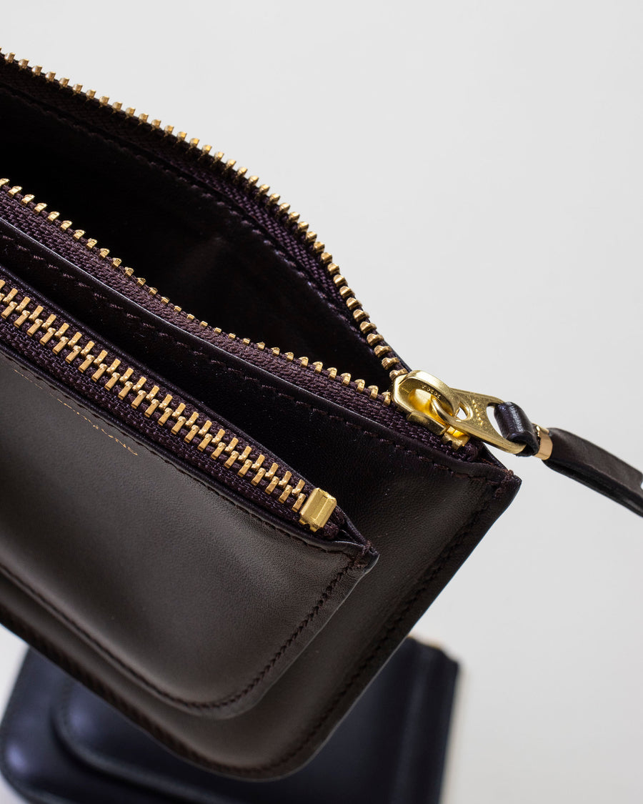 outside pocket small zip top pouch