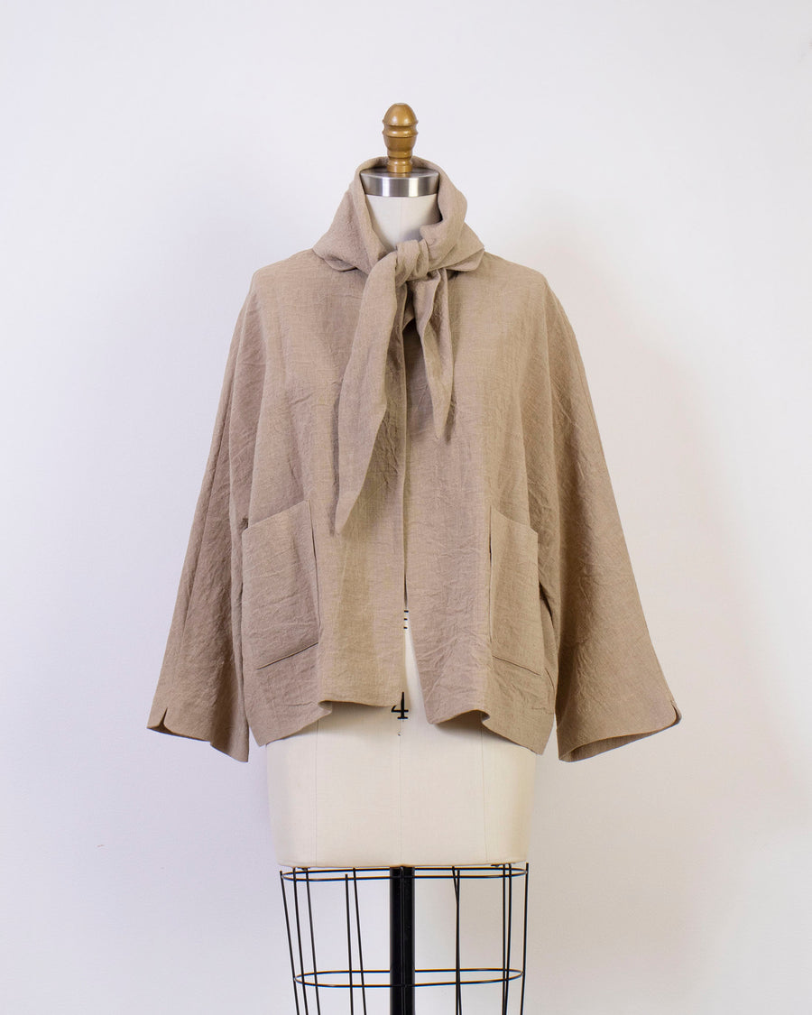 linen peonia jacket