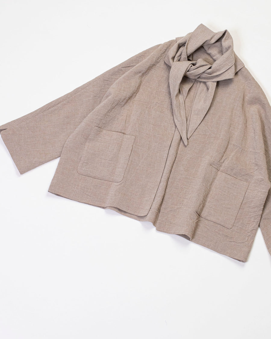 linen peonia jacket
