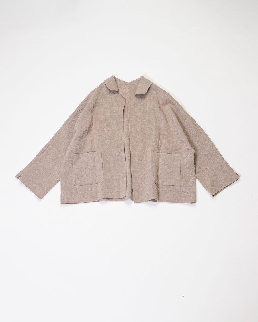 linen peonia jacket