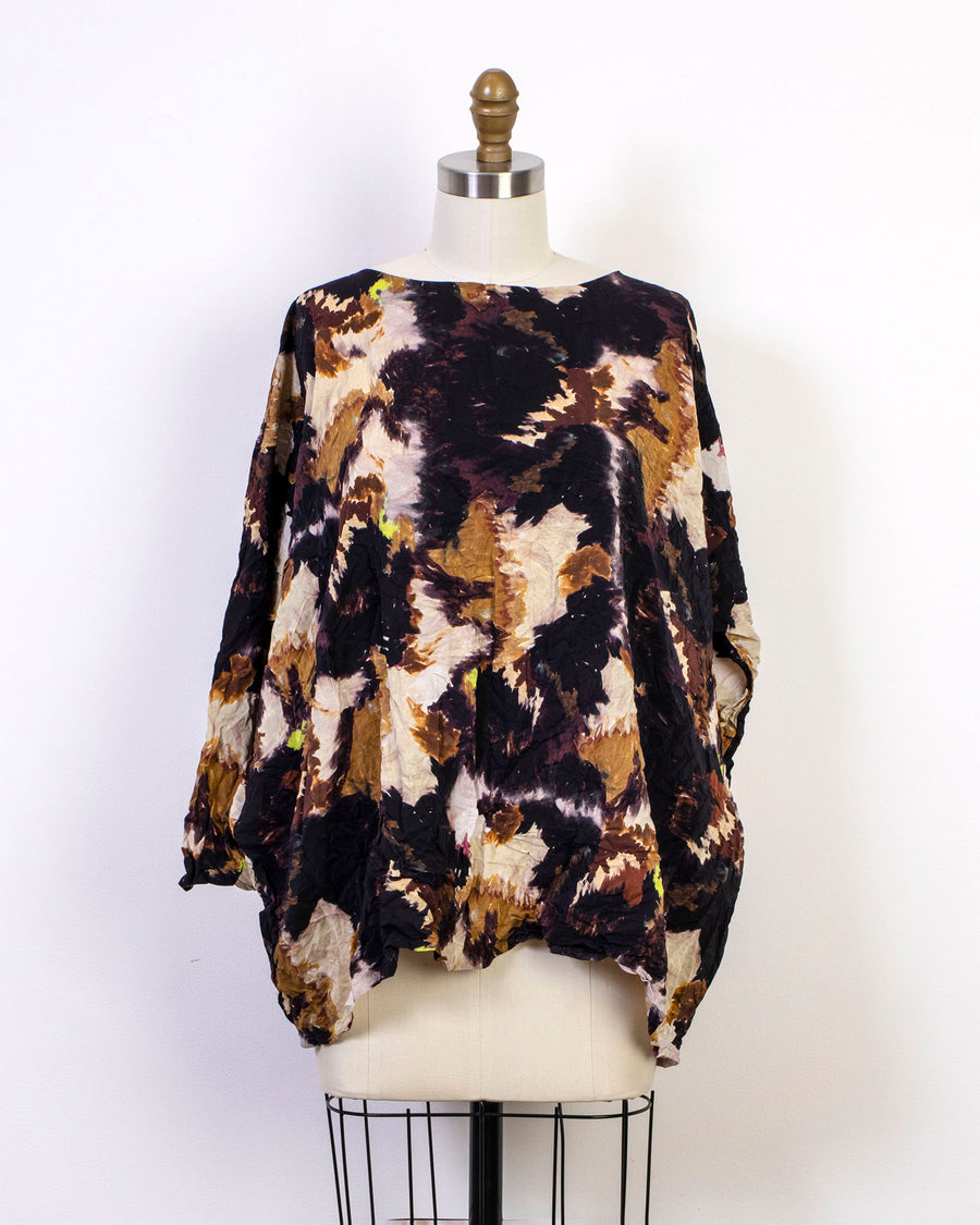 washed silk top