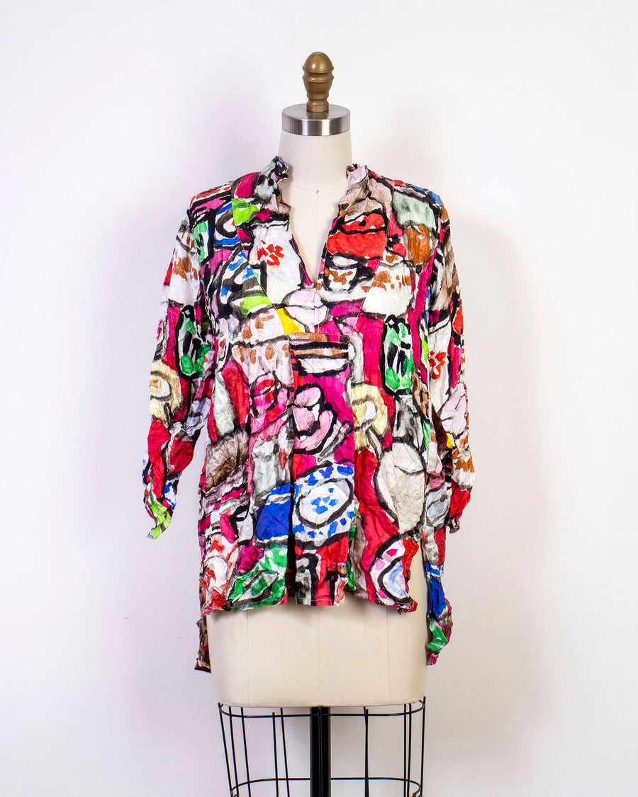 silk kora top