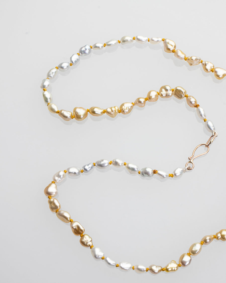 south pacific keshi pearl necklace