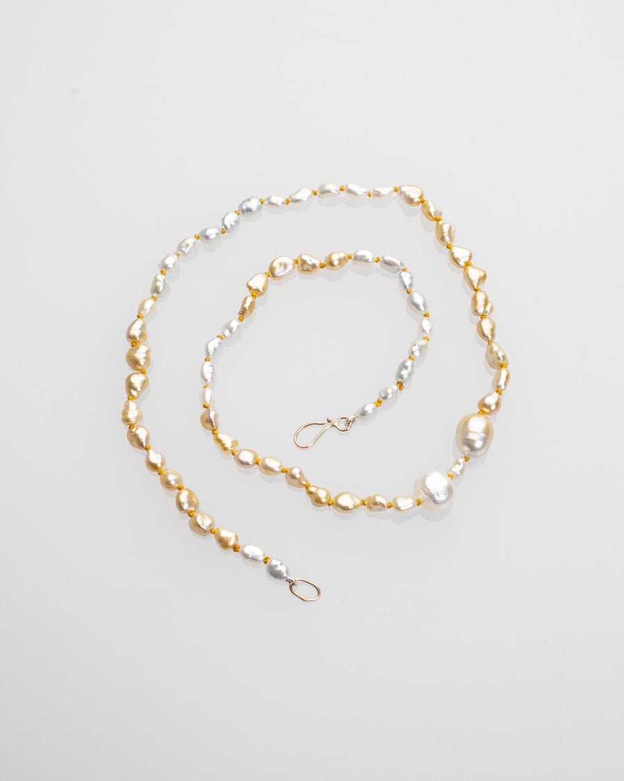 south pacific keshi pearl necklace