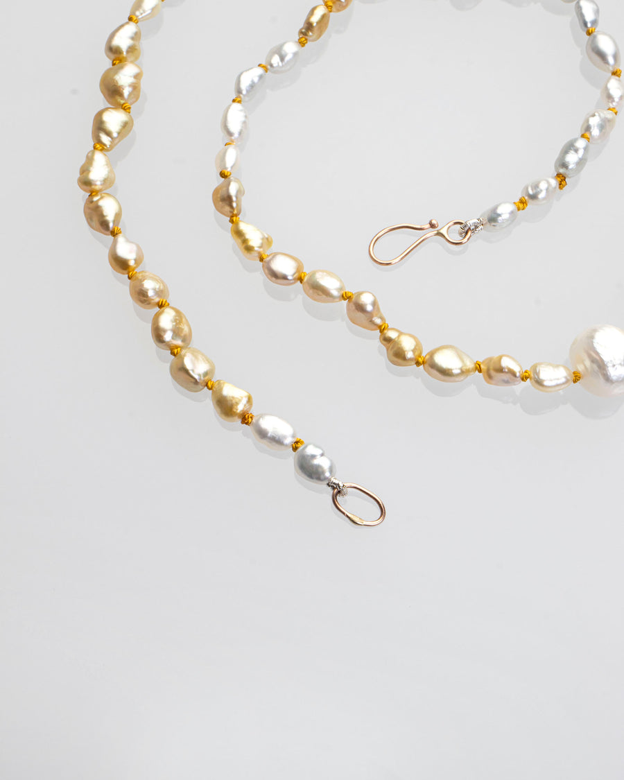 south pacific keshi pearl necklace