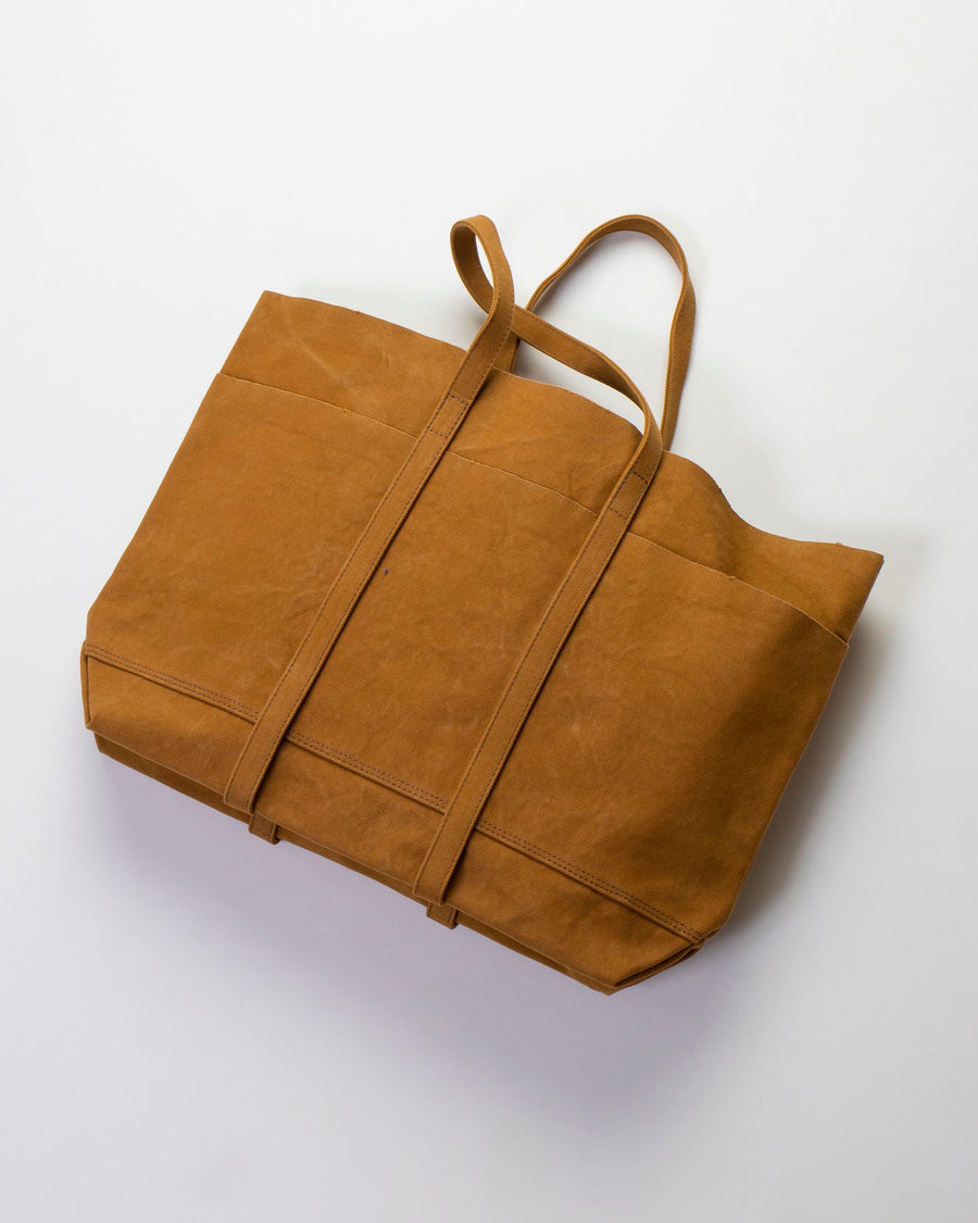 medium washed canvas 6 pocket tote