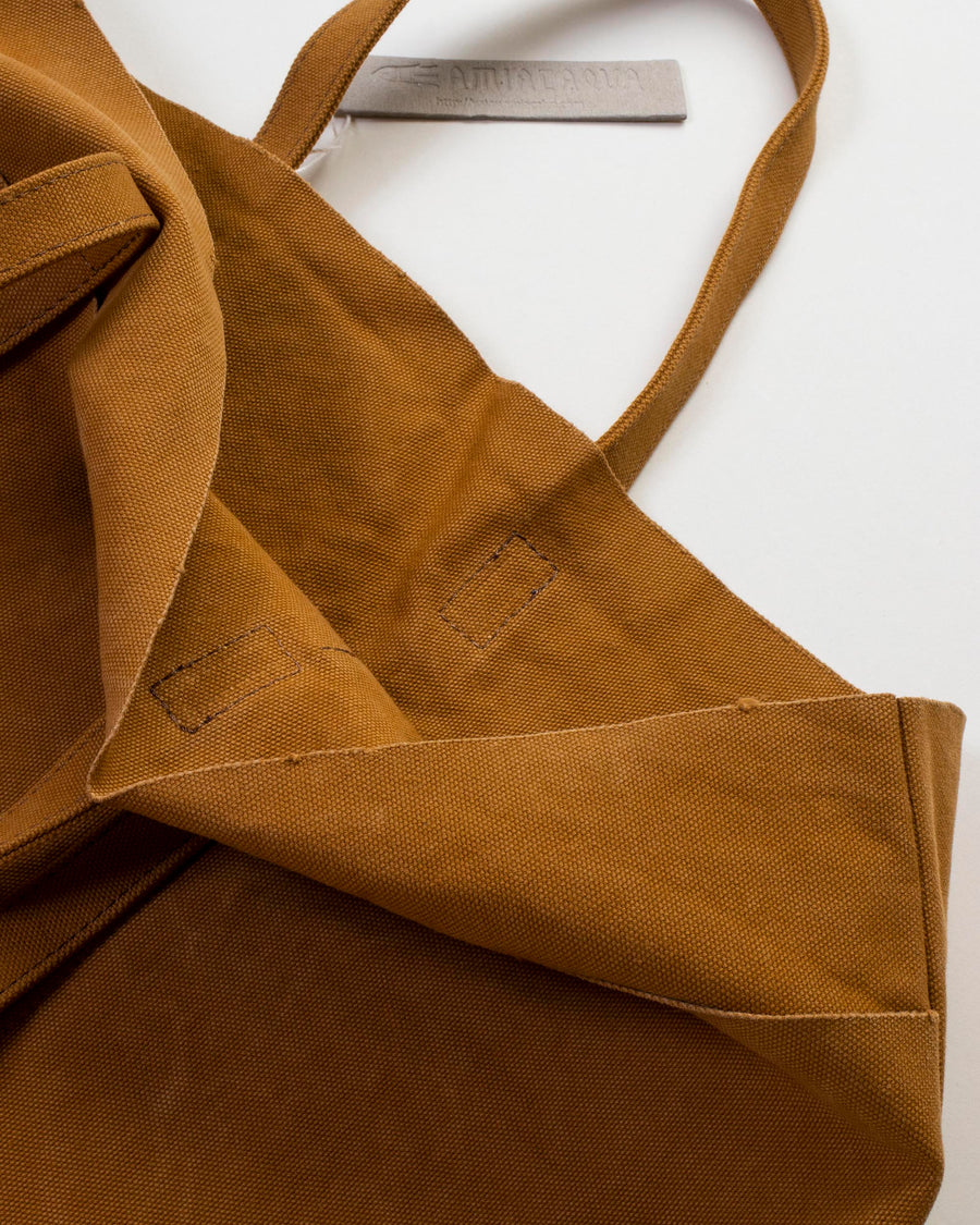 medium washed canvas 6 pocket tote