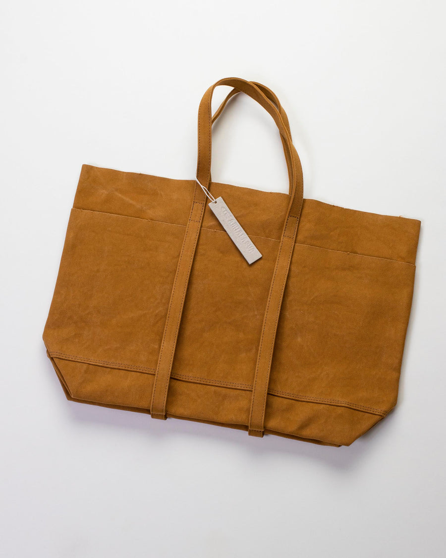 medium washed canvas 6 pocket tote