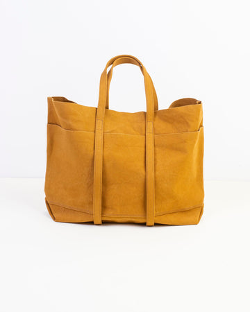 medium washed canvas 6 pocket tote