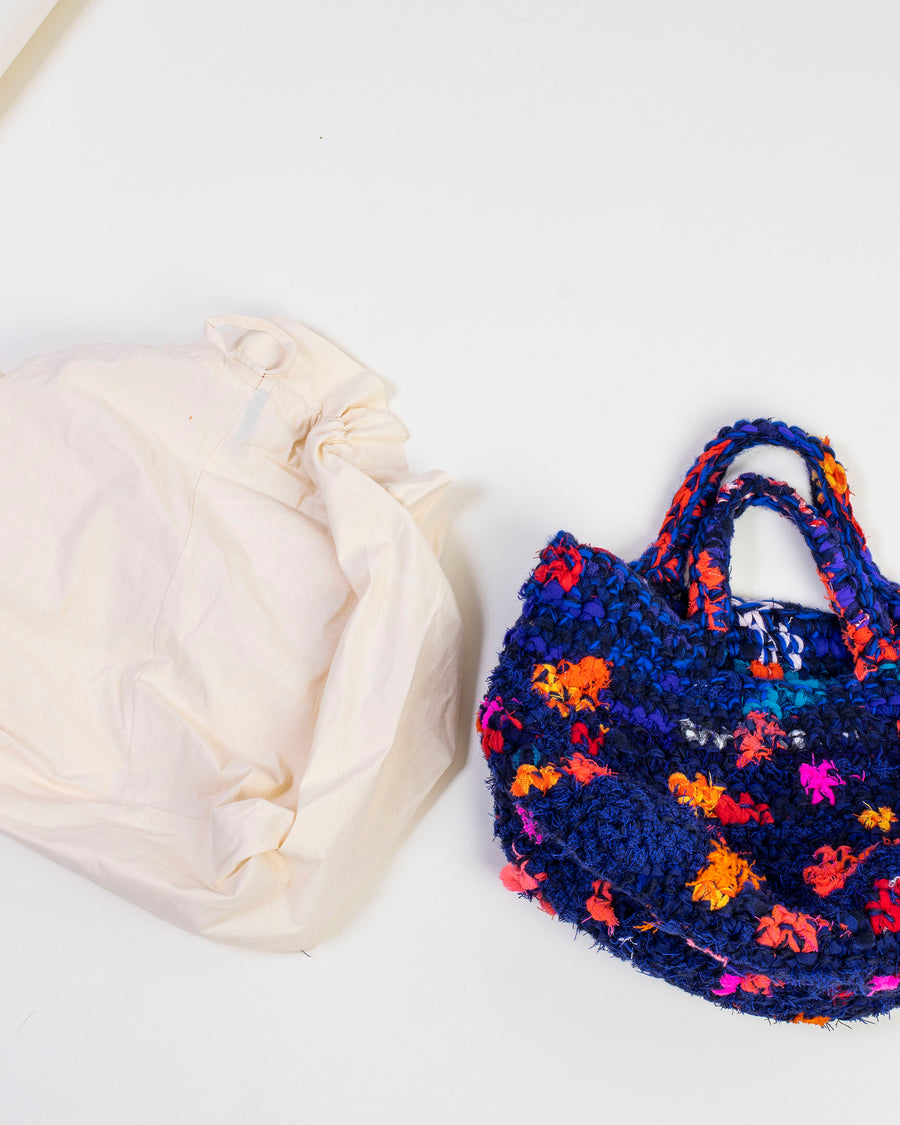 impression crochet bag