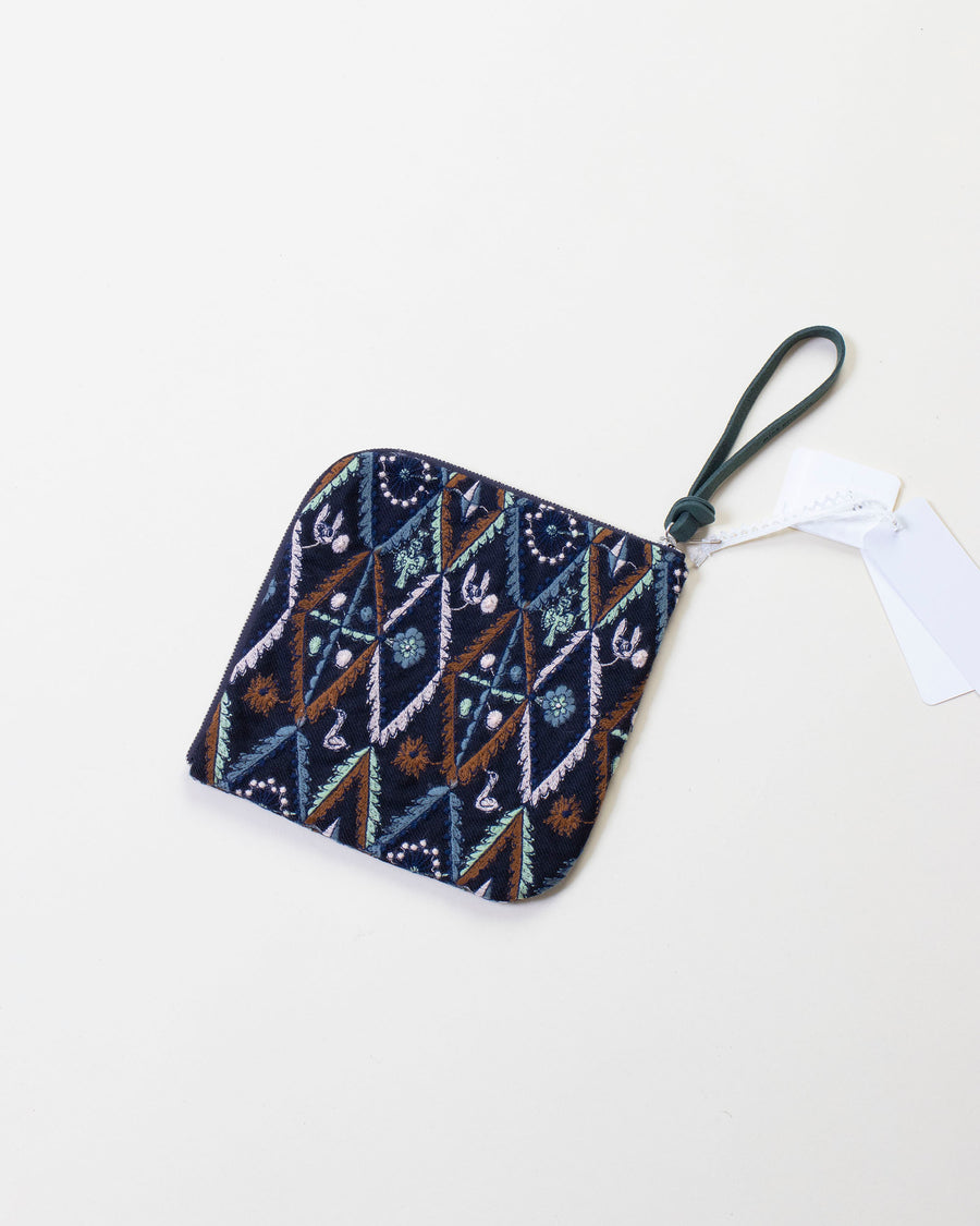 trippie forest diamond zip pouch