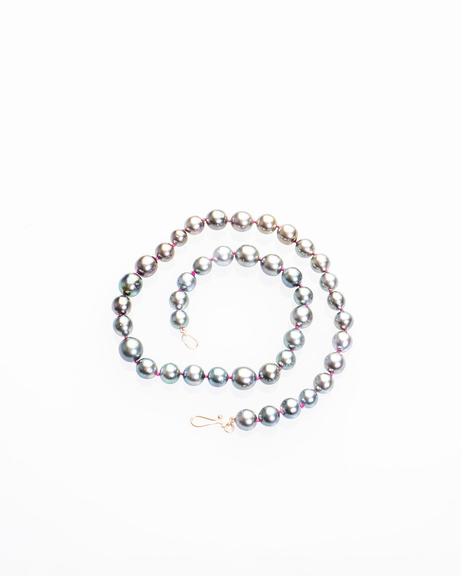 multi-color tahiti pearl necklace