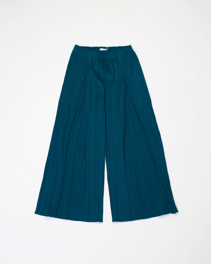 monthly colors pleat front pull-on pants