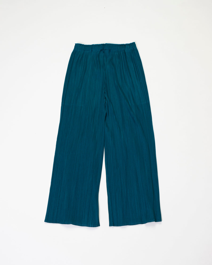 monthly colors pleat front pull-on pants