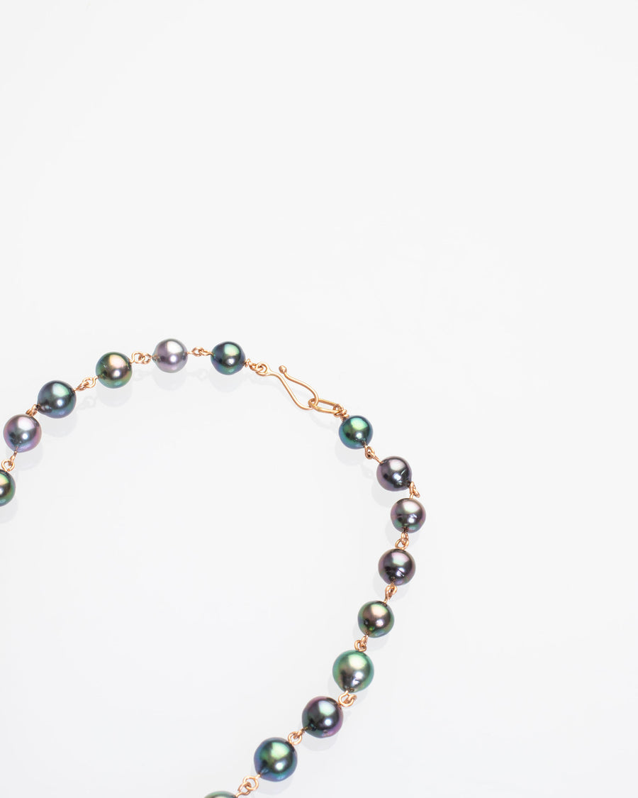 tahiti peacock pearl necklace