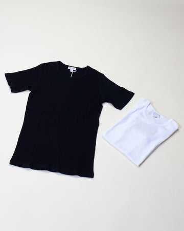 cotton rib crew neck tee